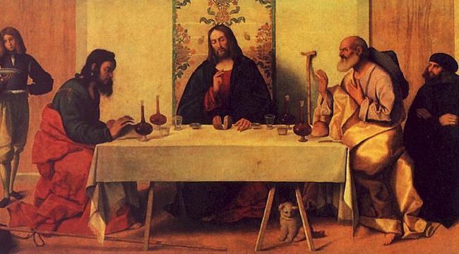 Vincenzo Catena The Supper at Emmaus Sweden oil painting art